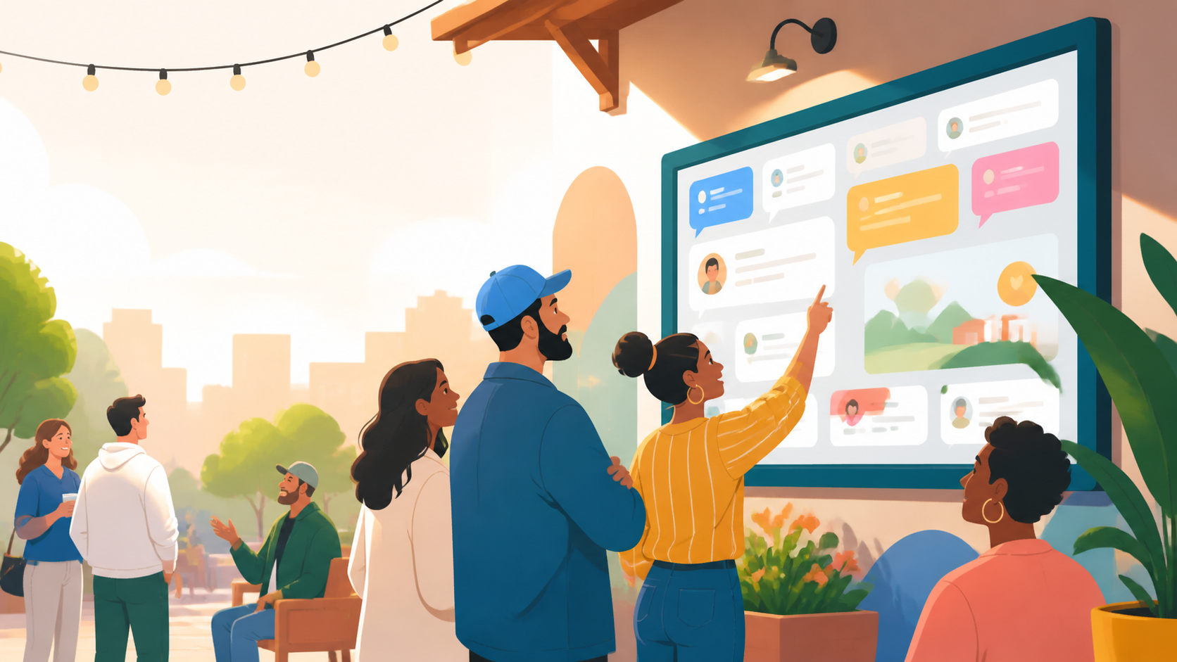 How public channels help communities stay active online