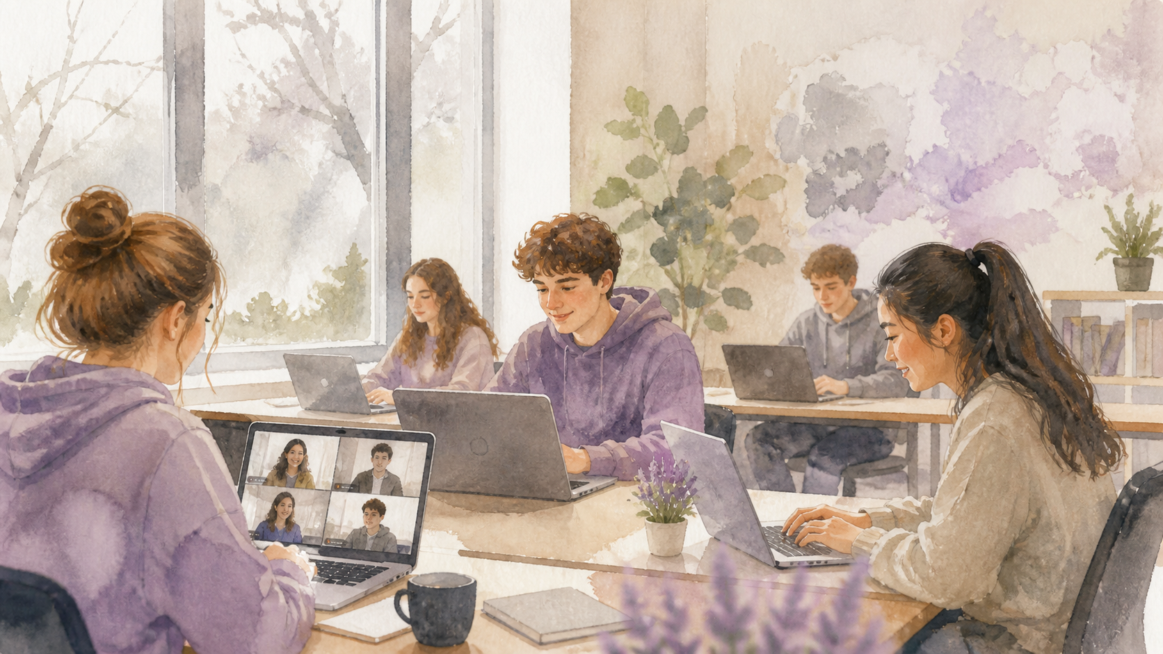 Browser chat for schools and universities without apps