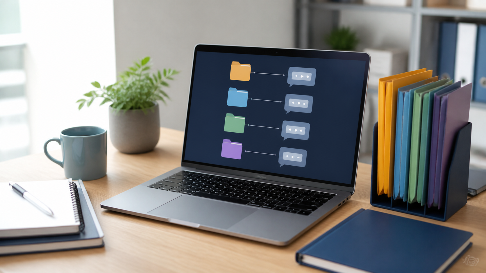 How group chat folders help busy teams stay organized