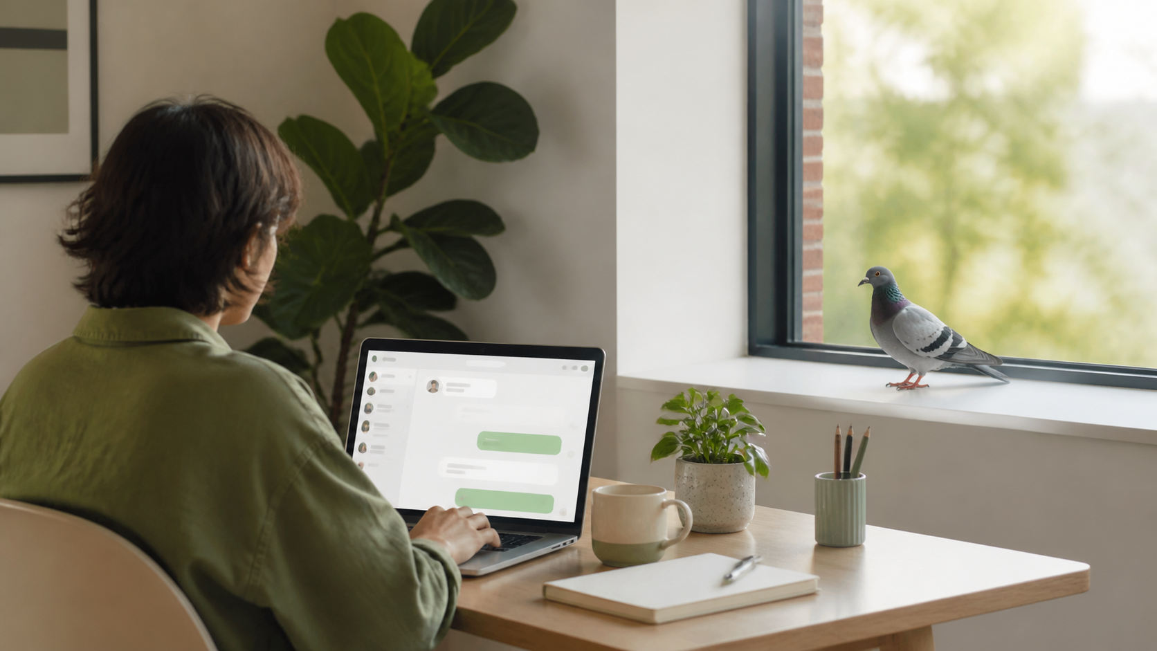 PigeonChat.site for private browser messaging