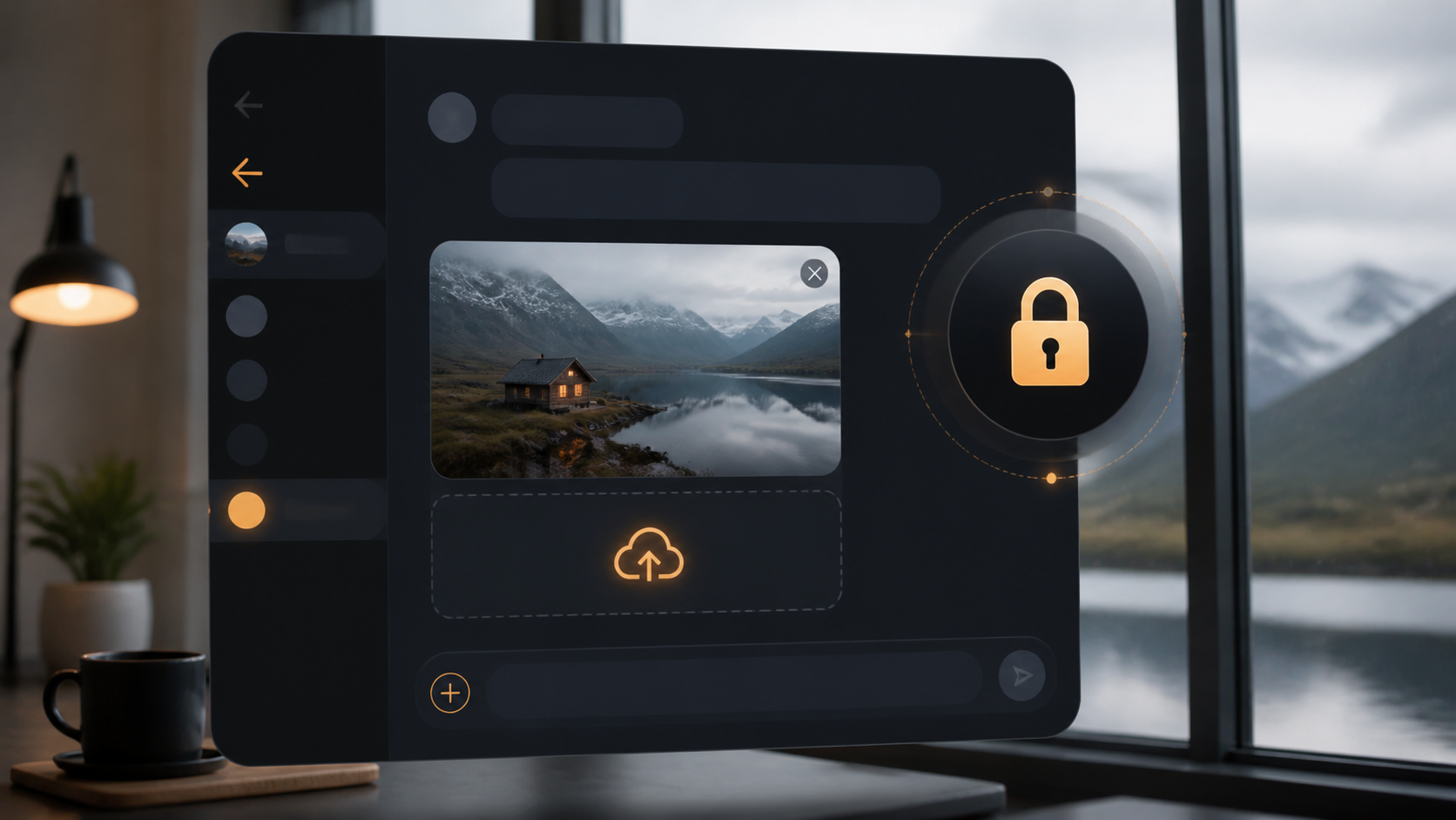 How image sharing works in private chat apps
