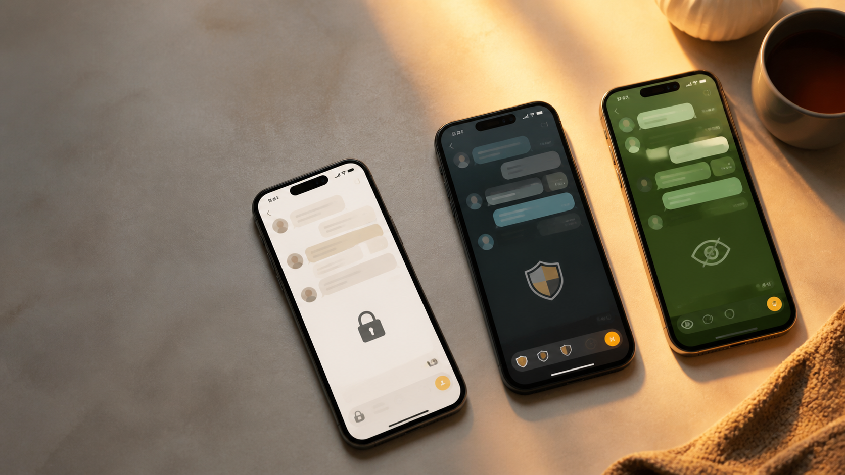 WhatsApp, Signal and Telegram for private chats