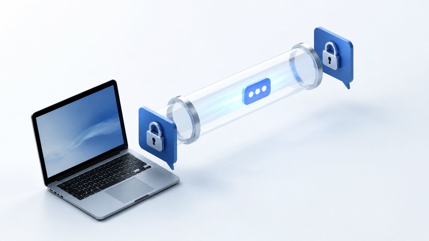 How end to end encryption chat works in browser