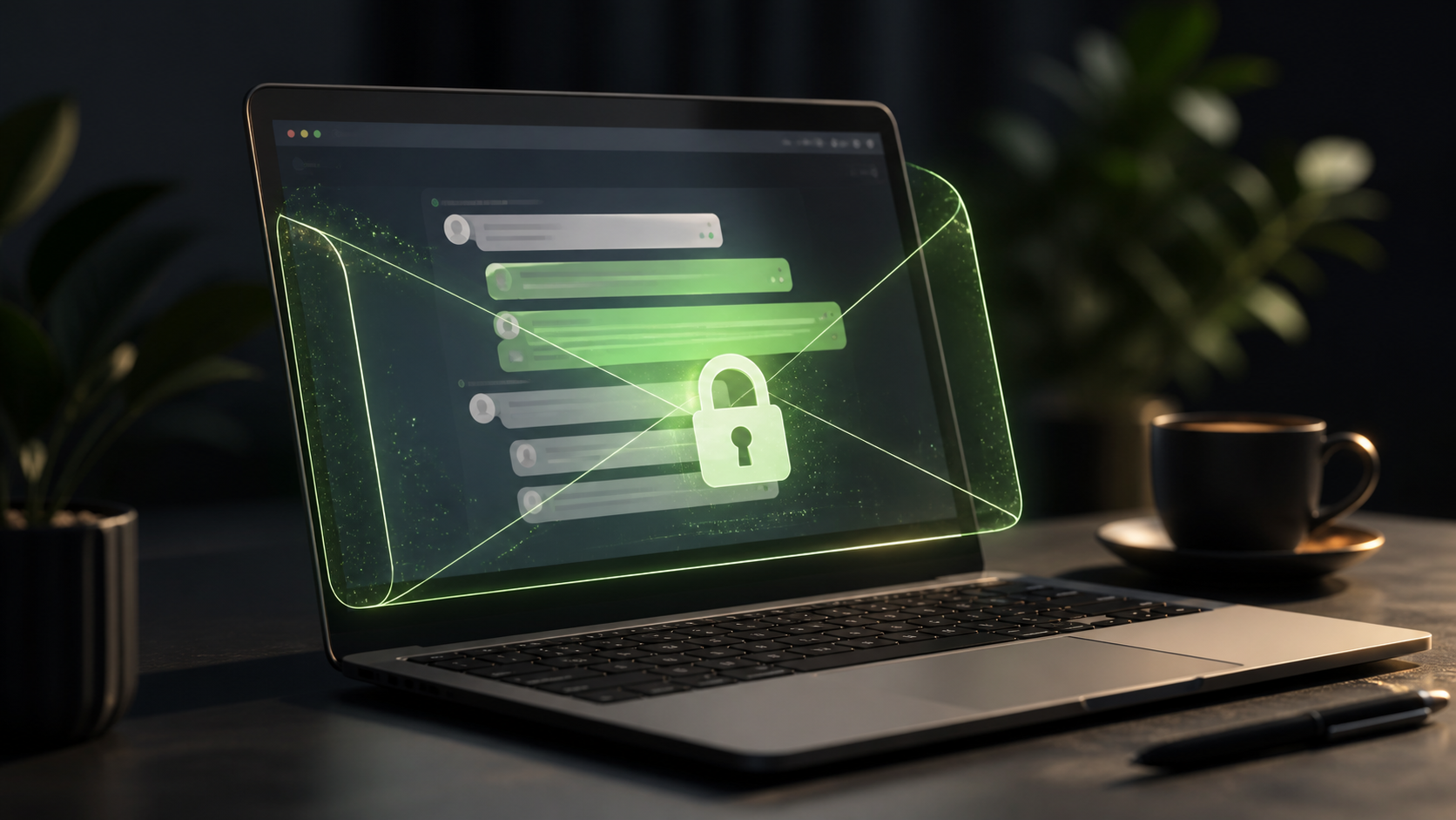 How end to end encryption chat works in browser